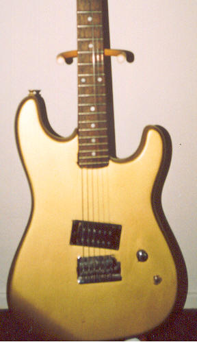 Brass Coating on an Electric Guitar
